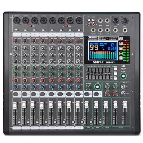Console de mixage 8 canaux pour corriger le son de vos micros de scène