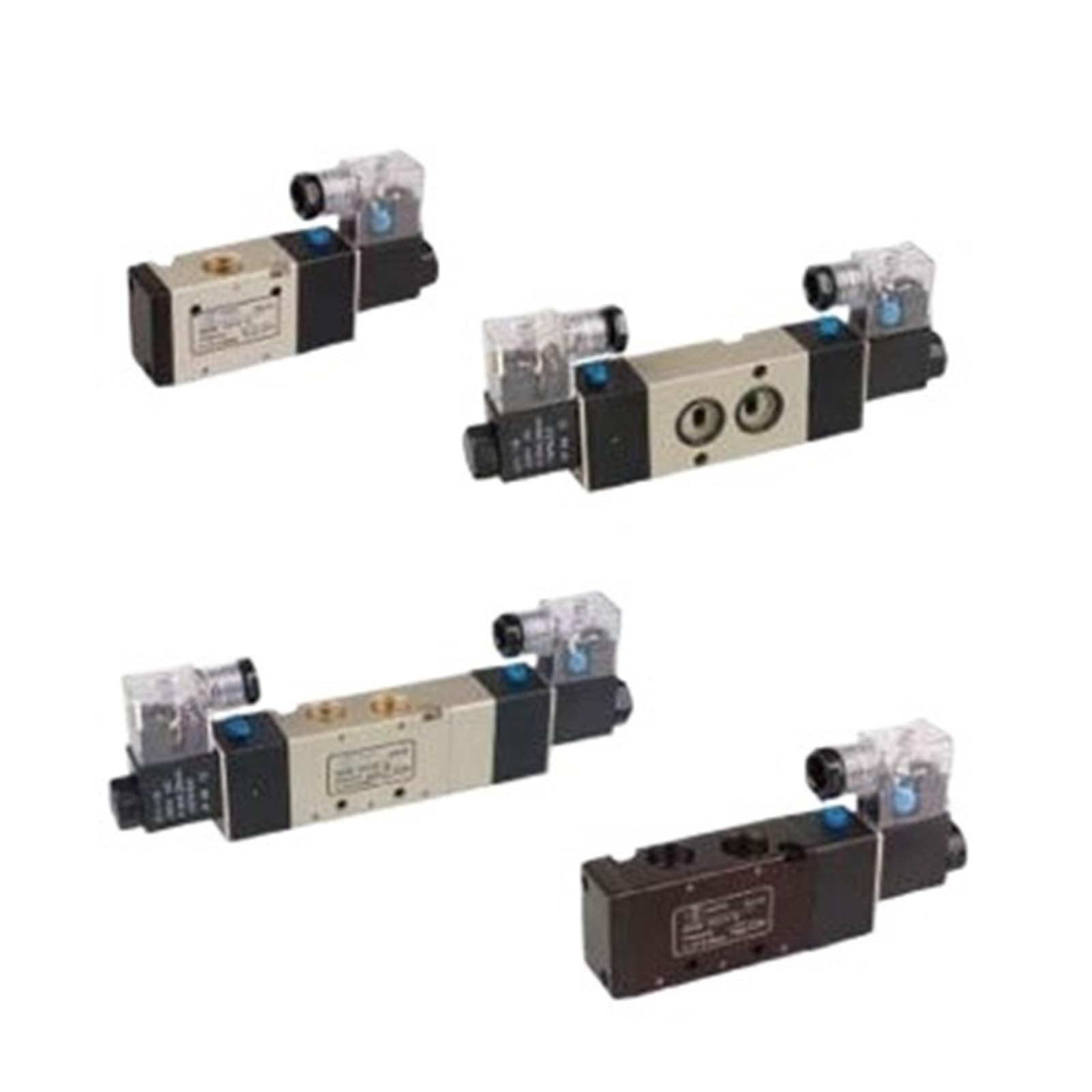 Électrovanne double tête 4V330E-10 type d'échappement G3/8