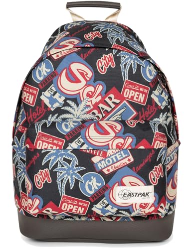 EASTPAK Sac à dos d'écolier avec fond en cuir «...