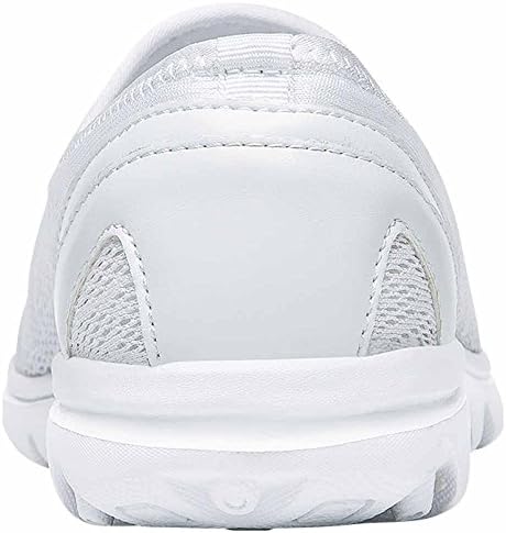 Propét Women TravelActiv Slip-On Sneaker, White, 9 2X-Wide | Image 2