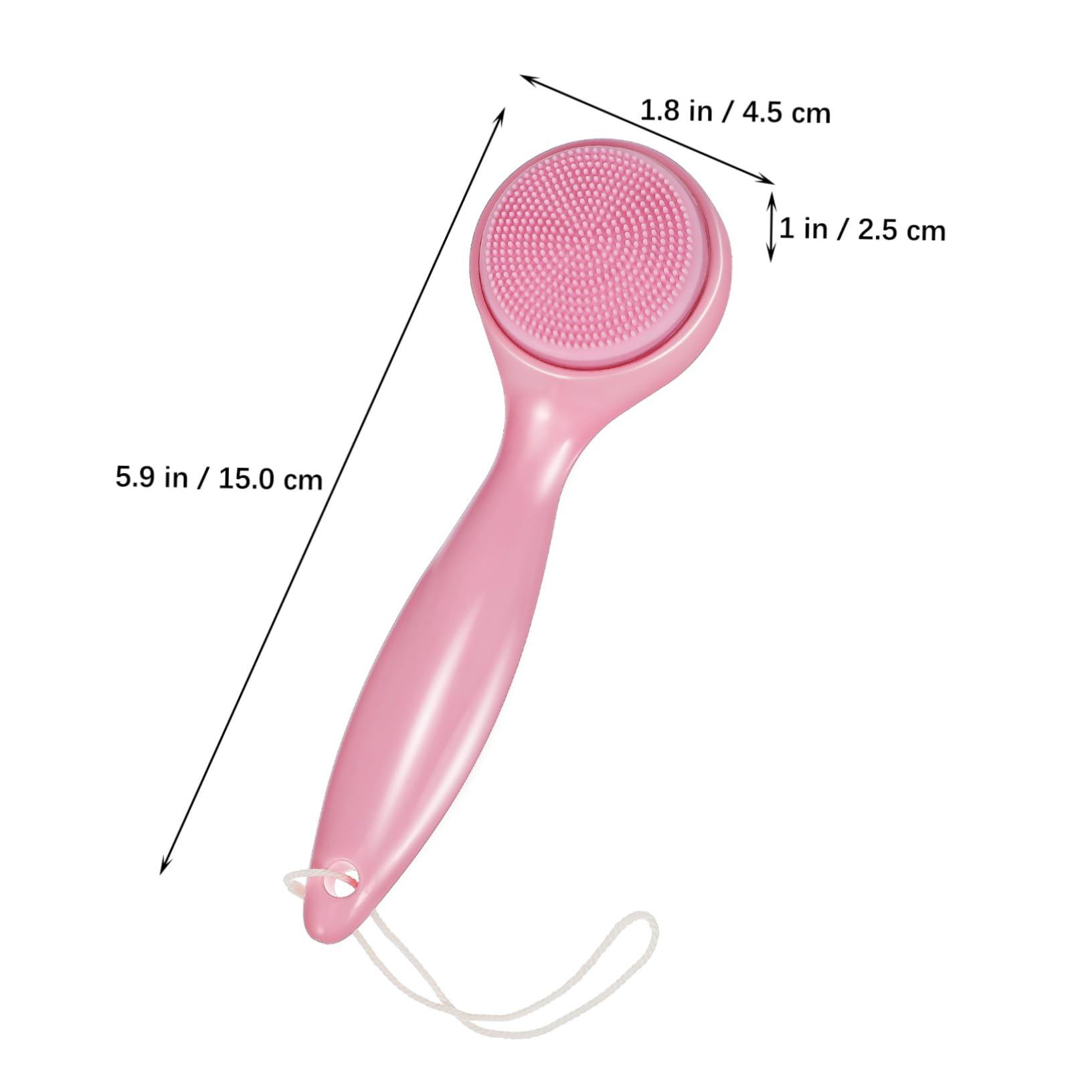 Healeved Facial Massage Brush Set 3 Silicone Face Scrubbers Detachable Brush Heads for Gentle Skin Cleansing