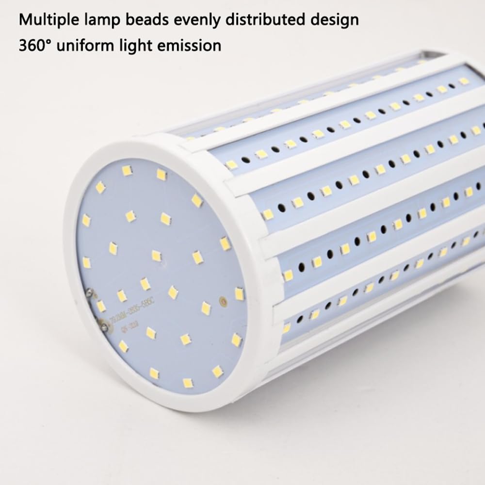 Paquete de 10 bombillas LED de maíz E27, bombilla de maíz de ahorro de energía de alta potencia de 25 W, luz cálida de 3000 K, bombilla LED superbrillante de 2500 lúmenes para iluminación inter