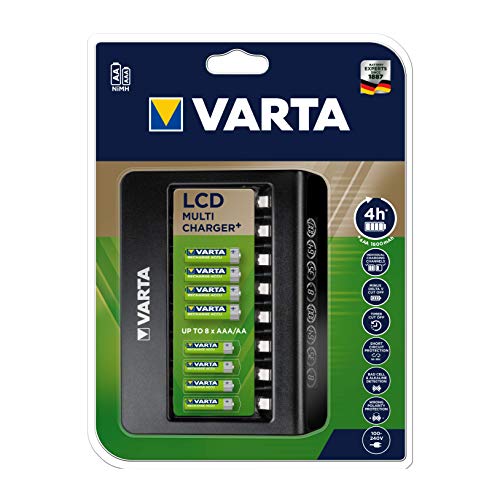 Varta 57681101401 Multi Charger+, lader voor accu's in AA/AAA/9V en USB-apparaten, laden via individuele laadschacht, 8… - Afbeelding 3
