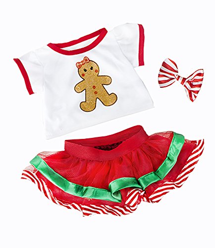 Christmas Gingerbread Outfit Teddy Clothes to fit 15-16 inches (40cm) Build a Bear by Teddy Mountain