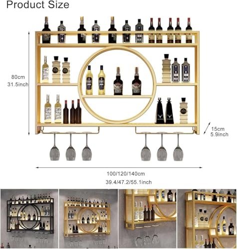 Étagère à vin murale moderne pour optimiser un petit espace