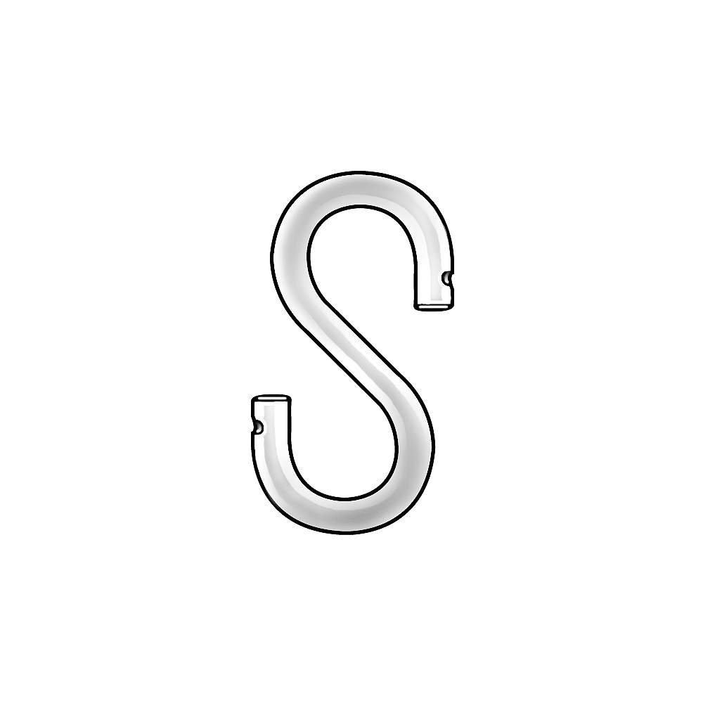 GRAINGER APPROVED S Hook, 5/32 in. Opening, 1 in., PK50