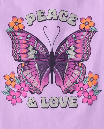 The Children's Place Girls' Kindness, Love, Equality Short Sleeve Graphic T-Shirts,multipacks3