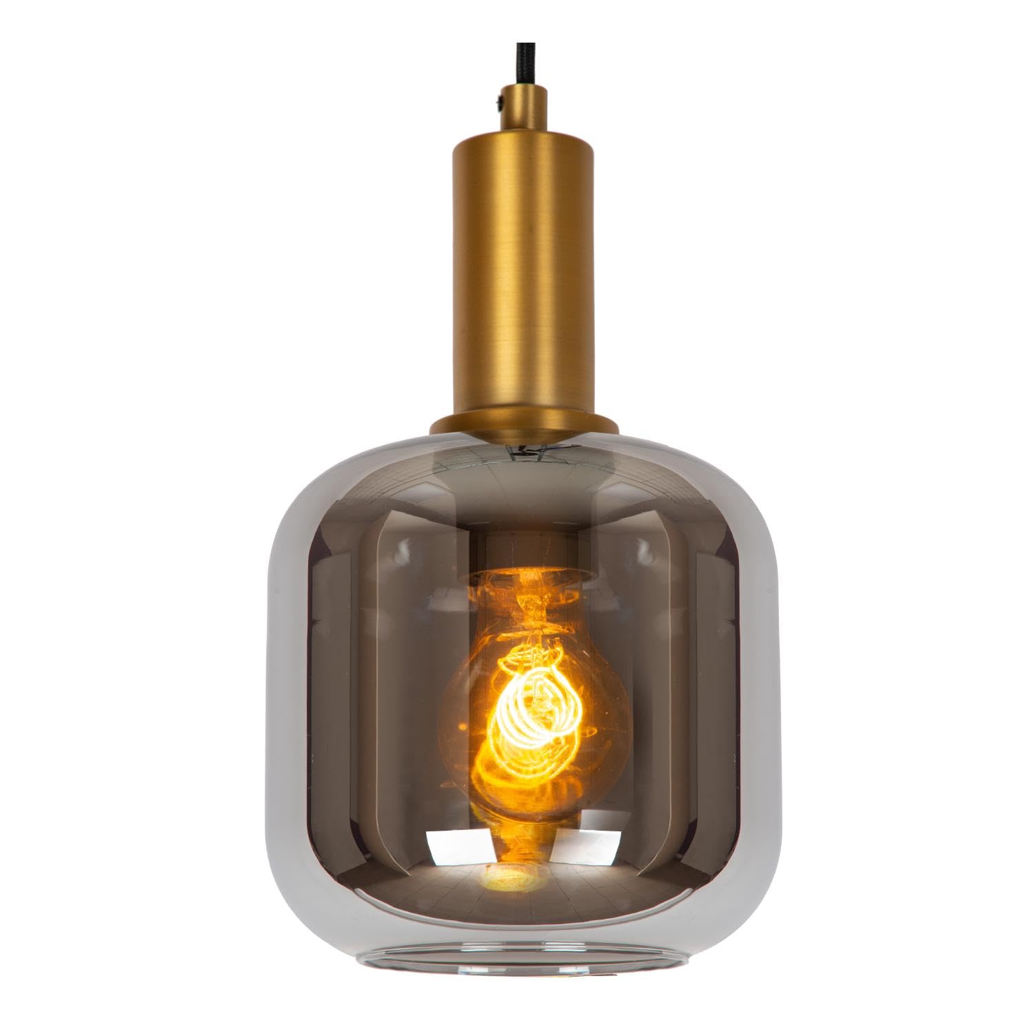 LUCIDE JOANET - Suspension - Ø 16 cm - 1xE27 - Fumé