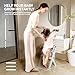 Toddler Potty Training Toilet Seat-Alongside Foldable Potty Train Chair Adapter, Potty Seats with Steps Ladder for Toddlers Kids, Boys, Girls, Child, Baby, and Must-Haves Portable Step Stool Supplies