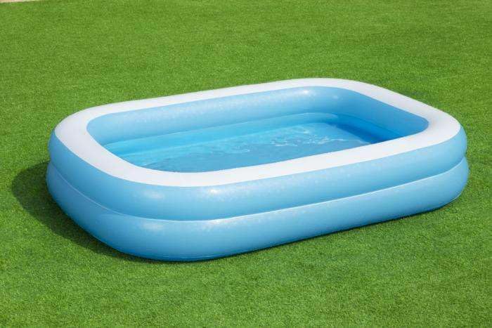 Inflatable Rectangular Family Swimming Pool, 8.7 Feet, Full-Sized, for Kids and Adults, Outdoor Backyard Garden, Summer Party-image-36
