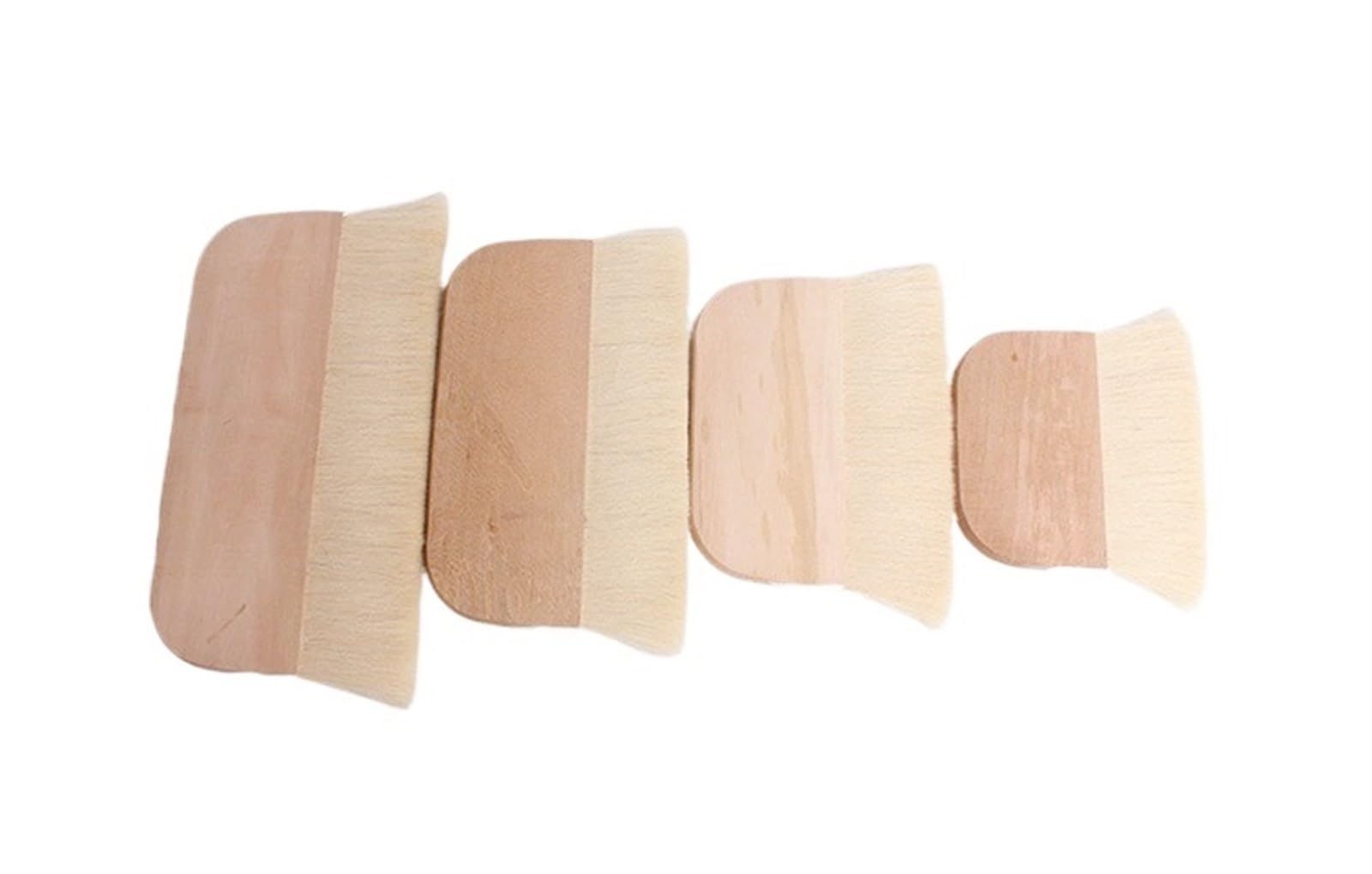 Pincel con mango de madera, Pincel grande for pintar paredes de 8, 10, 12 y 14 pulgadas, lana, madera, for limpieza pinturas, suaves(14 Inches)