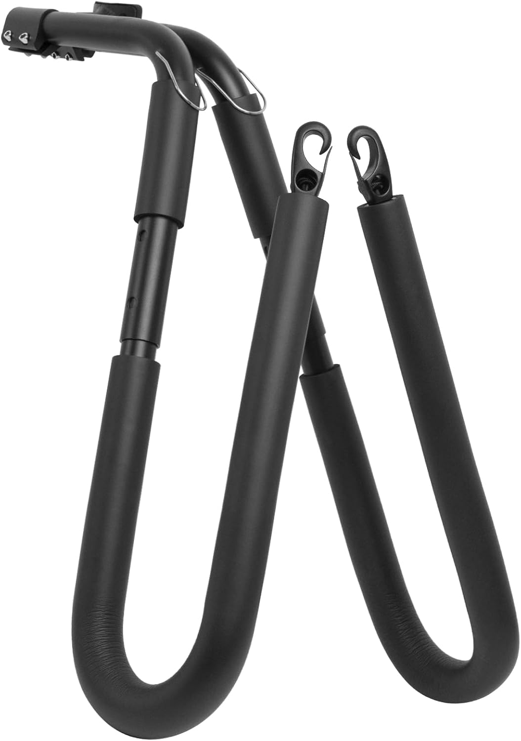 Surfboard Bike Rack, Adjustable Bike Surfboard Carrier Bracket, Fits Boards Up to 8 FT, Compatible with Short Boards, Boogie Boards, Snowboards