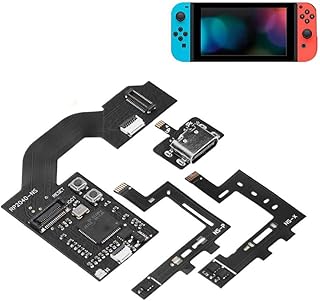 配線セットfor Switch RP2040 ゲームコンソールケーブルチップ 交換用 ゲームコンソール CPU ケーブルSwitch OLED Lite CPU フレックスケーブルリボンケーブル CPUケーブル ゲームコンソールケーブル 電源コード 交換部品 修理パーツ for Switch NS/Lite/OLED コンソールに適用 スイッチゲームアクセサリー (A Switch)