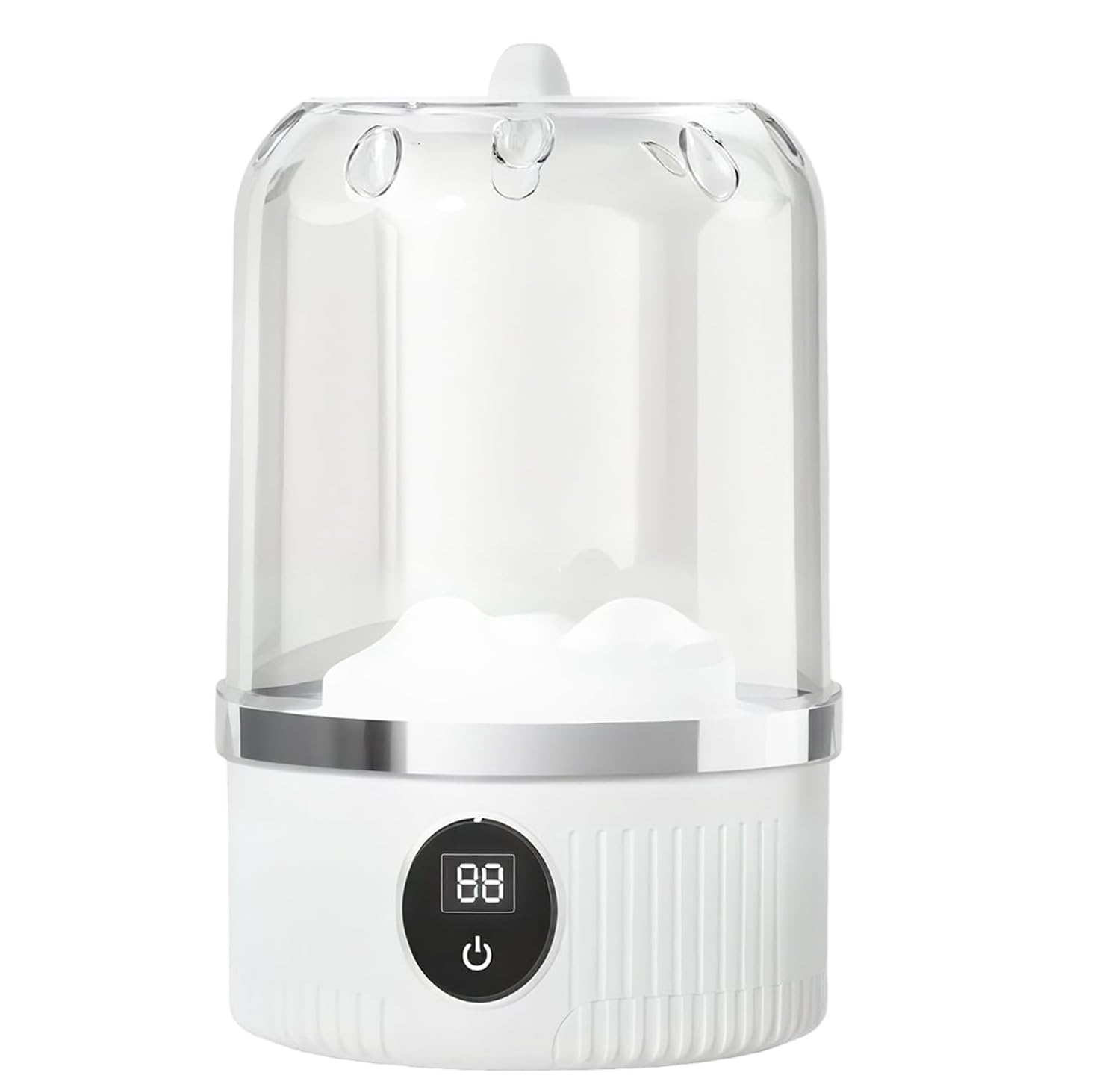 Underwear Washing Machine, Portable Rechargeable Cordless Mini Washing Machine for Underwear, Baby Clothes, Small Laundry, Lightweight for Apartment, Dorm, Hotel, Travel & Camping (White)