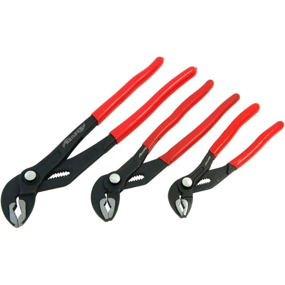 3pc Plumbers Waterpump Pipe Wrench Pliers Grips Pump 175mm - 300mm CT4690