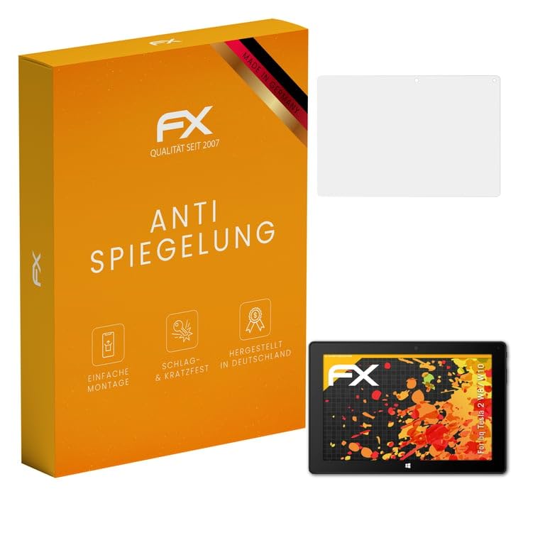 atFoliX Película Protectora compatible con bq Tesla 2 W8 / W10 Lámina Protectora de Pantalla,...