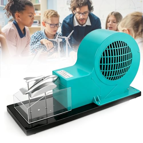 COYEUX Demostrador del Principio de sustentación de Las aeronaves, Modelo físico de túnel de Viento con Ventilador de Flujo de Aire, para el Aprendizaje Stem en el Aula y la educación en el hogar