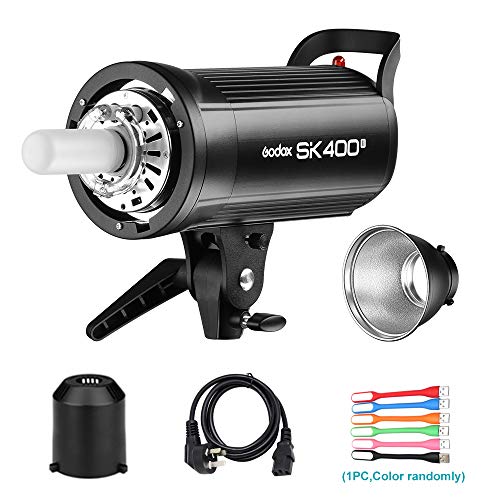 Godox SK400II 400Ws Photo Studio Strobe Flash Monolight Light with Bowens Mount &Lamp