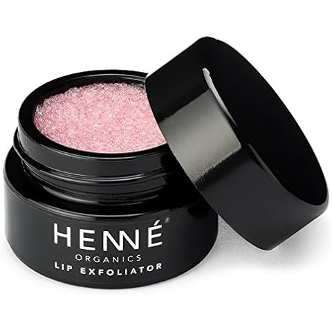 Henné Organics Lip Exfoliator - Natural and Organic Sugar Scrub Cover