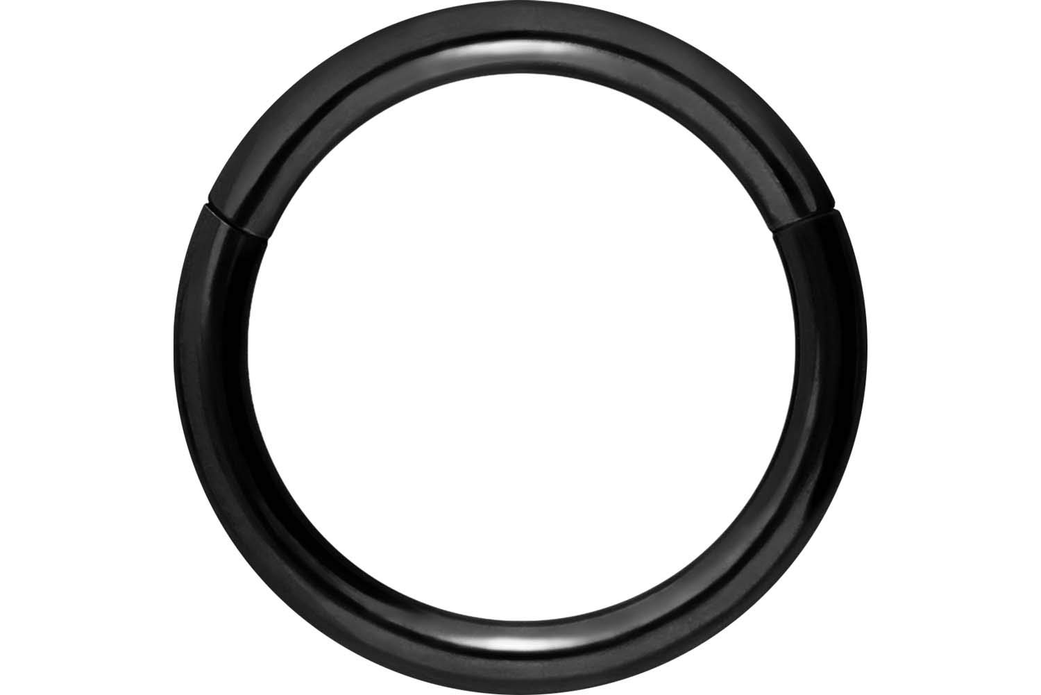 PIERCINGLINE Anillo segmento Clicker de acero quirúrgico – Piercing en oro, plata, rosa, negro o azul – para nariz, tabique, oreja, hélice o tragus — view 129