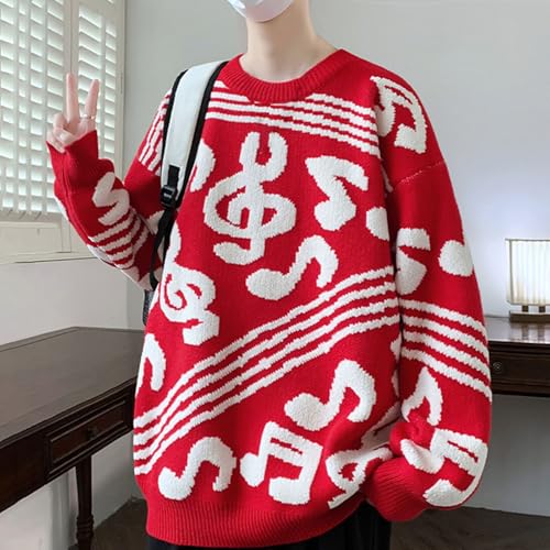 Mens Festival Christmas Tops Blouses for Man Turtle Neck Sweater Crochet Thermal Knit Plain Fall Winter Shirt 20254