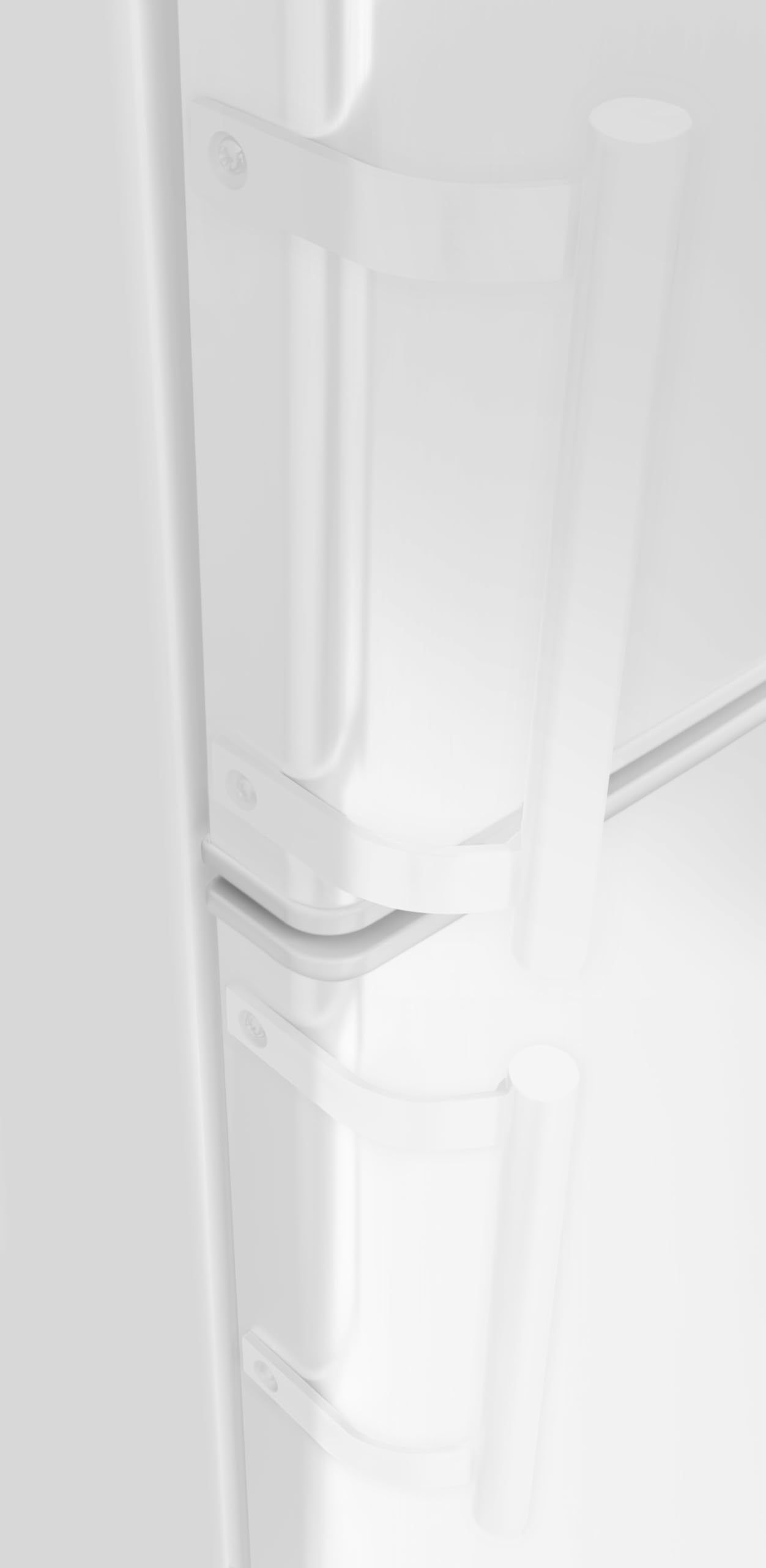 Amica AKG 3845 W Frigorifero/Congelatore/Doppia porta / 148 (H) x 52 (B) / Bianco con Manici