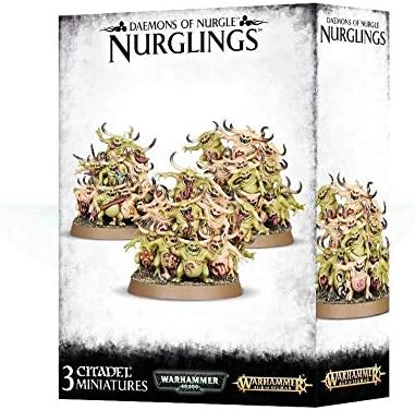 Games Workshop 99129915037 Daemons of Nurgle Nurglings Plastic Kit, Black, 5.33 x 22.6 x 15.5 cm image 2