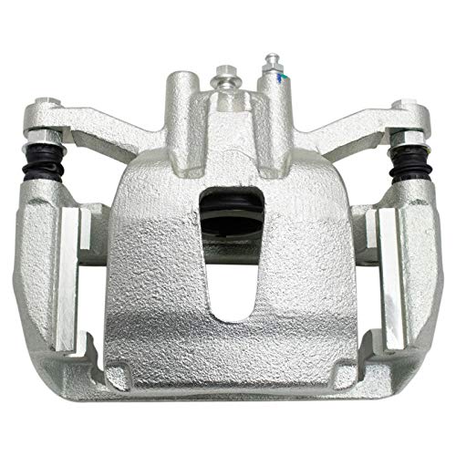 Image of TRQ Front and Rear Brake Caliper Set Zinc Coated Brackets Hardware Compatible with 2012-2018 Ford F 150