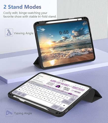 Image of ProElite Cover for Xiaomi Mi Pad 8 /Pad 8 Pro 11.2 inch Cover, Soft Flexible Flip Case Cover with Pen Holder for Mi Pad 8 /Pad 8 Pro 11.2 inch, Support Auto Sleep Wake, [Recoil Series] - Eiffel