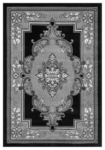 Tapete decorativo oriental tradicional moderno 5' x 7' miniatura 2