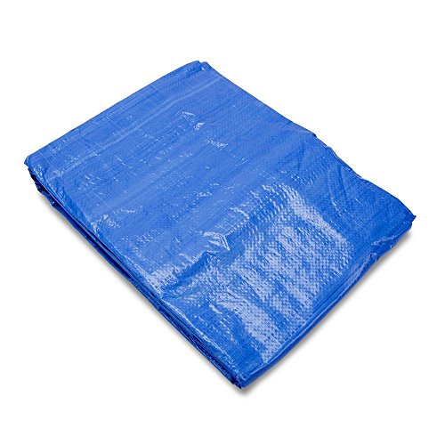 Grizzly Tarps by B-Air 8' x 10' Large Multi-Purpose Waterproof Heavy Duty Poly Tarp with Grommets Every 36