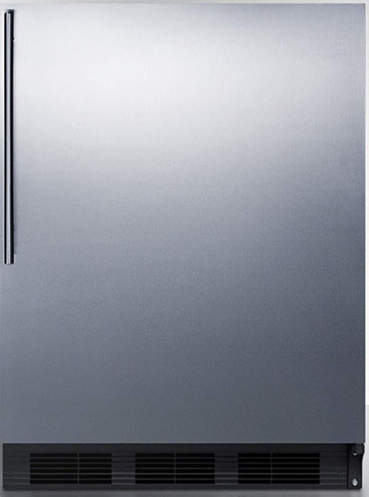 Accucold FF7BKSSHV 5.5 cu ft Compact Fridge Stainless Steel