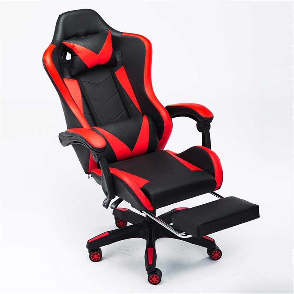 Gaming Video Game Chair High Back Computer Desk Leather Executive Adjustable Swivel Gaming Racing Office Chairs Adult Racing Computer Gaming Chair