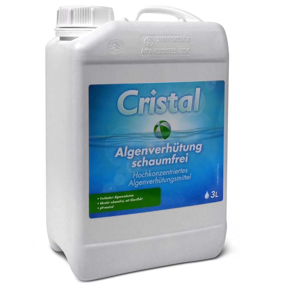 Cristal Chlor Poolpflege-Set - 6-teiliges Komplettset - 20kg Wasserpflege für Pools - Inklusive Chlor & Zubehör - Effektive Reinigung für Pool & Whirlpool
