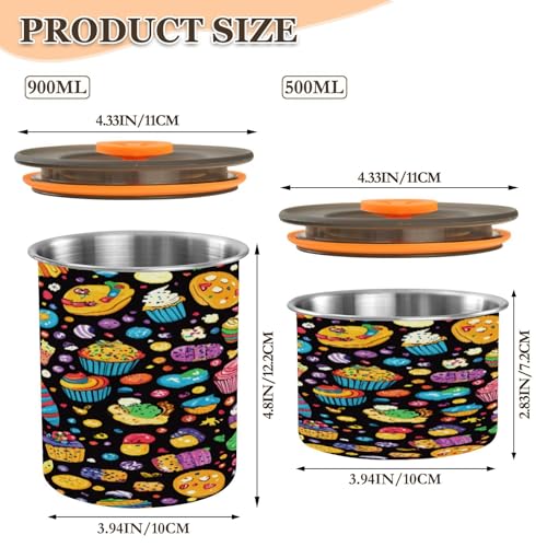 ATTX Envase de Café de Acero Inoxidable 30oz con Tapa Hermética miniatura 2