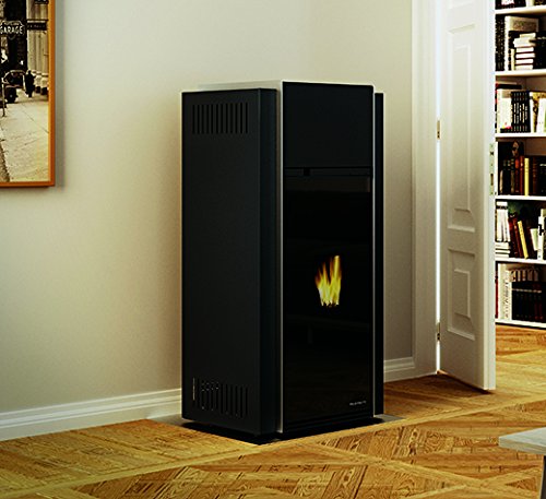 palazzetti Allegro Estufa a PELLAS Aire 12 KW con revestimiento negro