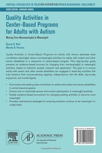 Quality Activities in Center-Based Programs for Adults with Autism: Moving from Nonmeaningful to Mea