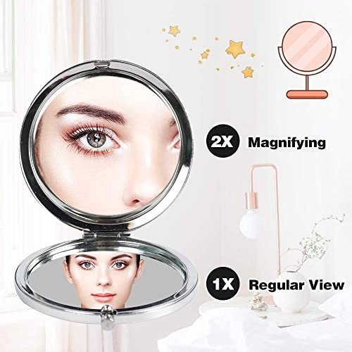 WBYNB 3 Pezzi Specchio Cosmetico Pieghevole a