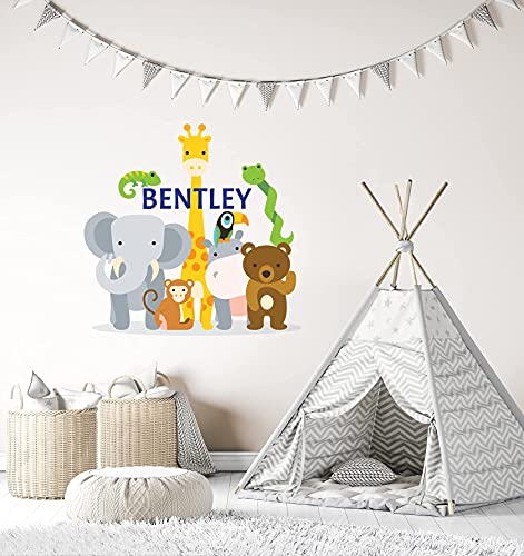 Vinilo Decorativo Animales Jungla para Pared 16x16 miniatura 6