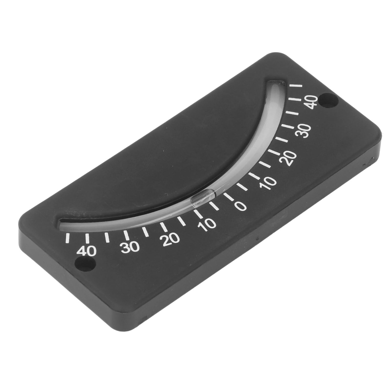 Culnflun Inclinometer, 40 Degree Angle Finder with Adhesive Tape for Rv, Trailer, Boat and Woodworking (Black)