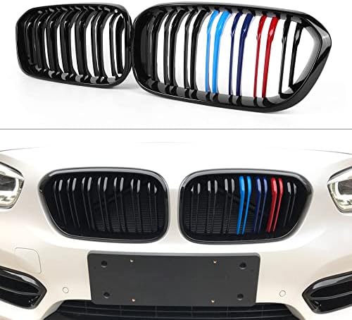 F06 Grille, ABS Front Replacement Kidney Grill for 6 Series F06 F12 F13 Gloss M Color