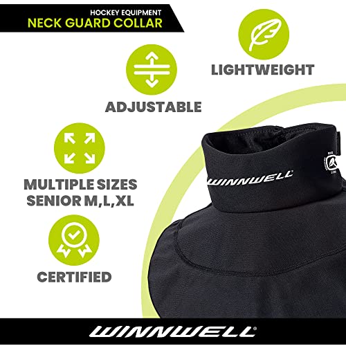 Winnwell Halsschutz Neck Guard Premium Collar SR, L