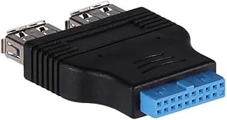 AKYGA AK-CA-58 2X USB 3.0 A hona/USB 19-stifts hona adapter moderkort - Amazon Deal & Rabatt