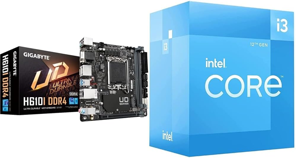 GIGABYTE H610I DDR4 (H610/ Intel LGA 1700/ Mini-ITX/ DDR4/ Single M.2/ PCIe 4.0/ USB 3.2 Gen1/ Intel GbE LAN Chip/Motherboard)
