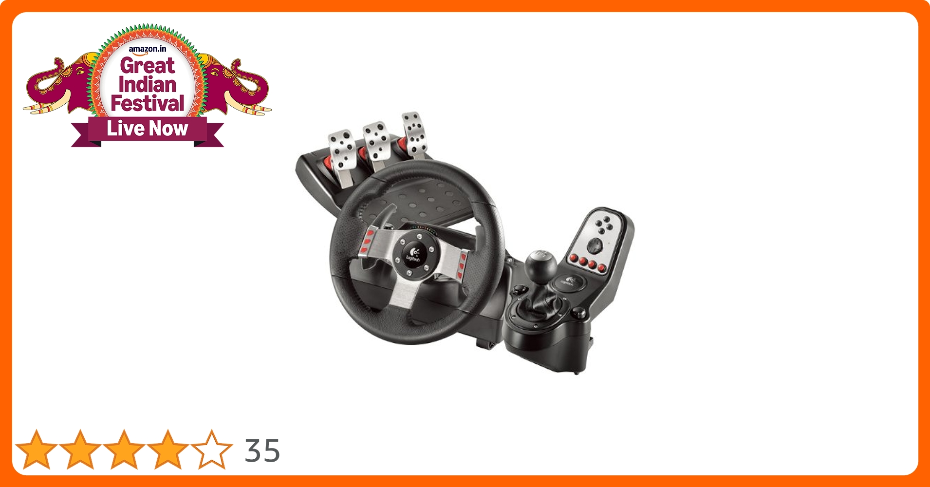 Logitech G27 Racing Wheel : Amazon.in: Computers & Accessories
