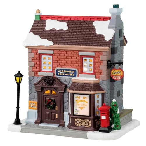 Lemax Edificio illumin Lemax Ufficio postale di Christmas Village Clearview - 45247