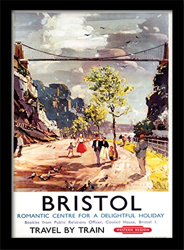 Pyramid International Bristol (1) Memorabilia, Multi-Colour, 30 x 40 cm