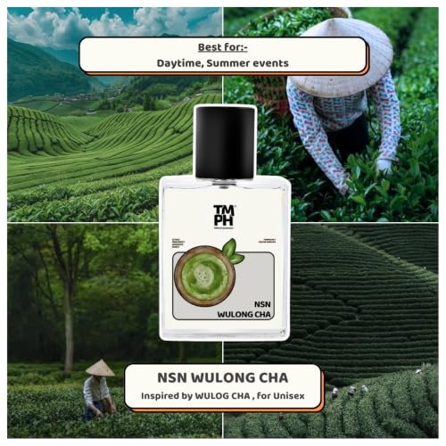 Image of TMPerfumehouse Nsn wulong cha EDP for Men & Women | Green, Fresh & Long Lasting Perfume Spray | Citrusy, Aromatic & Sweet Fragrance | Luxury Gift for Him & Her | TMPH | 50ml