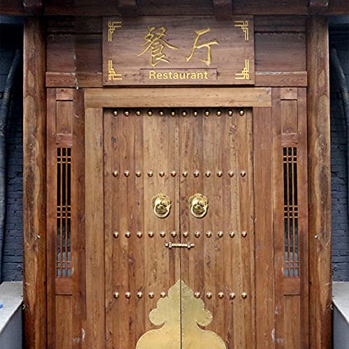 Mmqgq Antique Brass Door Knocker, Chinese Style Pure Copper Door Handle, Retro Bronze Anti-Rust Wooden Cabinet Door Ring For Front Courtyard Door Decor(Size:6Cm Diameter,Color:brass) #TOP3