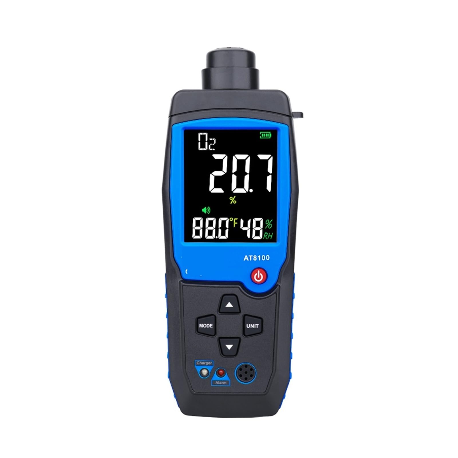 Air Quality Monitor Oxygen Gas Analyzer O2 Tester Meter Air Quality Monitor Temperature Thermometer